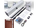Automatico Per Porte A Battente - Telecomando - Angolo Di Apertura Di 120° - Fino A 100 Kg - 110-220V - Tempo Di Attesa 1-30 S - Funzione Di Bloccaggio - Argento