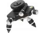 Happyment Laser A Croce Ruotabile A 360° - Livella Laser Con Treppiede - Misuratore Di Distanza - Supporto Laser - Livella Laser