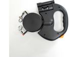 Inf Guinzaglio Doppio Per Cani: Retrattile, Design Anti-Groviglio, 2 Cani Nero