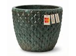 Vaso Da Fiori In Ceramica "Bubble"" Verde – Ø 23 Cm"