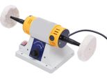 Lucidatrice Per Gioielli - Lucidatrice Da Banco - 320 W - 800-10000 Giri/Minuto In Continuo - 2 Dischi Di Lucidatura - 220 V - Spina Ue