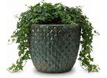 Vaso Da Fiori In Ceramica "Bubble"" Verde – Ø 30 Cm"