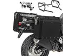 Valigia In Alluminio + Portavaligie Per Bmw R 1250 Gs Adventure 19-24 GX38 Schwa