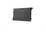 Radiatore Motore Alette Di Raffreddamento Saldate 650 - 432 Mm Hella Per Audi A3 E Altri