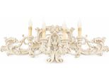 Casa Padrino Lampada Da Parete Barocca Bianco Antico 91 Cm - Italy