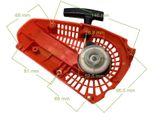 Avviatore A Fune Avviatore Manuale Per Horn / Tarus / Kraftwelle Motosega Da 2500 Cc