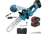 Motosega Elettrica, Design A Batteria, Motore Brushless, Con 2 Batterie