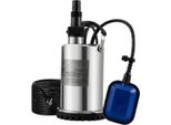Pompa Per Acqua Sommersa Happyment - Pompa Sommersa 550W - Pompa Per Acqua Per Cantina, Piscina E Giardino - Automatica Con Interruttore A Galleggiante