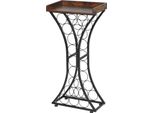 Succebuy Portabottiglie Per 15 Bottiglie, Portabottiglie Autoportante Con Capacità Di Carico Di 20 Kg, Portabicchieri E Ripiano In Legno, Portabottiglie Per Cucina, Cantina, Bar O Soggiorno, Portabottiglie In Nero