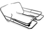 Portapacchi Twin Rail Per Harley Davidson Road King 97-08 Con Copertura Protettiva