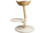Albero Tiragraffi Moderno – Albero Tiragraffi Per Gatti – Torre Con Pallina E Morbido Cuscino – Legno Massello