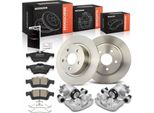 Frankberg 2X Pinze Freno + 2X Dischi Freno + 4X Pastiglie Freno Posteriori Per Ford Tourneo Connect