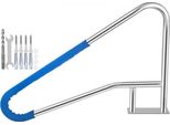 Corrimano Per Piscina – Tubo In Acciaio Inox – 137X91,4 Cm – Ringhiera Per Piscina Fino A 113 Kg