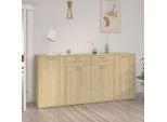 Maison Exclusive - Credenza Rovere Sonoma 160X36X75 Cm In Legno Multistrato