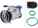 Compressore Climatizzatore 12 V Ø 125 Hella Thermo-Expertise Adatto, Tra L'altro, Per Audi A6