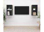 Maison Exclusive - Mobile Tv A Parete 2 Pz Grigio Lucido In Truciolato