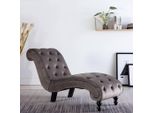 Maison Exclusive - Poltrona Reclinabile Grigio Velluto