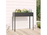 Maison Exclusive - Fioriera Da Giardino Antracite 100,5X40,5X90 Cm Acciaio Zincato