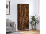 Maison Exclusive - Credenza Rovere Fumo 69,5X34X180 Cm In Legno Multistrato