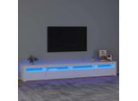 Maison Exclusive - Mobile Porta Tv Con Luci Led Bianco 270X35X40 Cm