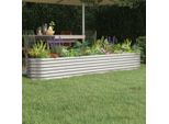 Maison Exclusive - Letto Giardino Acciaio Zincato 260X40X36Cm Argento