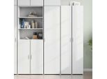 Maison Exclusive - Credenza Bianca 45X42,5X185 Cm In Legno Ingegnerizzato