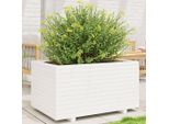 Maison Exclusive - Fioriera Da Giardino Bianca 90X60X49,5Cm Legno Massello Di Pino
