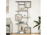 Maison Exclusive - Libreria Grigio Sonoma 92X29X188 Cm In Legno Multistrato