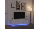 Maison Exclusive - Mobile Porta Tv Con Luci Led Bianco 160,5X41X50 Cm