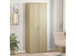 Maison Exclusive - Credenza Rovere Sonoma 70X35X180 Cm In Legno Multistrato