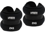 Urban Fitness Pesi Per Caviglie E Polsi In Neoprene 2 X 2 Kg Accessori Per Il Fitness