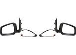 Johns, Set Specchietti Retrovisori Esterni Sinistro E Destro Neri Compatibili Con Vw Caddy V Sb_ 5 Poli