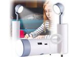Lampada Pieghevole, Lampada Da Tavolo, Torcia Da Campeggio Con Funzione Powerbank 3 In 1