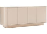 Credenza Semplice A 4 Ante, Larghezza 180 Cm, Crema - Oviala Theodore
