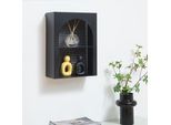 Scaffale A Muro 'JäLler' In Metallo 40 X 30 X 13 Cm Nero