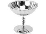 Coppa Da Dessert Con Fondo, Acciaio Inox 304, Ciotola Da Portata Per Snack, Budini, Gelati, Insalate, Frutta, Yogurt, Lucida