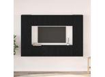 Maison Exclusive - Mobile Tv Da Parete In Legno Effetto Rovere Nero