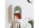 Scaffale A Muro 'JäLler' In Metallo 40 X 30 X 13 Cm Bianco