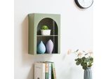 Scaffale A Muro 'JäLler' In Metallo 40 X 30 X 13 Cm Verde