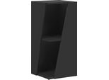 Syfax™ Mensola Laterale Nero 33 X 32 X 70,5 Cm Legno Multistrato