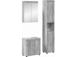 Syfax™ Set Di Mobili Per Il Bagno Con Lo Scaffale Tulum Grigio Sonoma