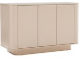 Credenza Semplice A 3 Ante, Larghezza 120 Cm, Crema - Oviala Theodore