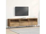 Maison Exclusive - Mobile Tv In Rovere Artisan 150 X 30 X 44,5 Cm Materiale Ligneo