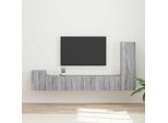 Maison Exclusive - Set Di Mobili Tv Da Parete 3 Pezzi In Legno Sonoma Grigio