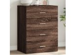 Maison Exclusive - Credenza Grigio Sonoma 60X39X80 Cm Materiale Ligneo