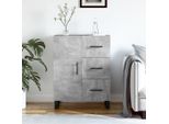Maison Exclusive - Credenza Grigio Cemento 69,5X34X90 Cm Materiale Ligneo
