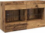 Syfax™ Mobile Tv Da Parete Legno Vecchio 98,5 X 30 X 60,5 Cm