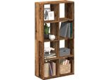 Maison Exclusive - Libreria Divisorio Effetto Legno Antico 69,5X29X137,5 Cm