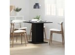 Maison Exclusive - Tavolo Da Pranzo Effetto Rovere Nero 80X80X75 Cm Materiale Ligneo