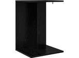 Vidaxl Tavolino In Rovere Nero 45 X 40 X 62,5 Cm